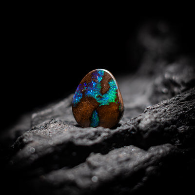 Australian Boulder Opal Solid Stone