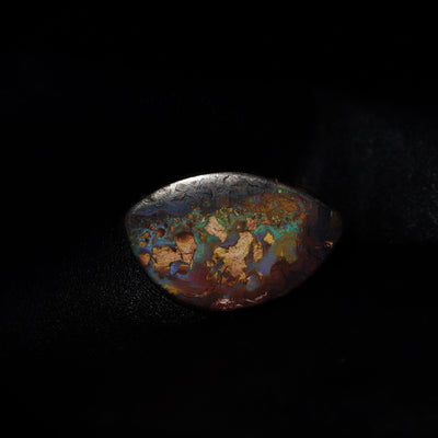 Australian Boulder Opal Matrix Solid Stone